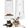 Automatic Pet Cat Dog Food Water Dispenser and Feeder in Set 3.8L, Gravity Waterer Food Bowl Water Drinking Fountain Self-Dispensing for Small Medium Pets Cats Dogs Puppy Kitten Automatic Pet Cat Dog Food Water Dispenser and Feeder in Set 3.8L, Gravity Waterer Food Bowl Water Drinking Fountain Self-Dispensing for Small Medium Pets Cats Dogs Puppy Kitten