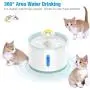 isYoung LED Pet Fountain, LED 81oz/2.4L Automatic Cat Fountain Dog Water Dispenser for Cats, Dogs isYoung LED Pet Fountain, LED 81oz/2.4L Automatic Cat Fountain Dog Water Dispenser for Cats, Dogs