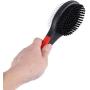 Self Cleaning Slicker Brush for Dog Cat, Pet Shedding Grooming Comb for Long or Short Hair