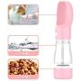madeking Dog Water Bottle Portable Pet Water Bottle Leak Proof Dog Water Dispenser and Food, Lightweight Dog Travel Water Bottle Bowl for Walking and Trave