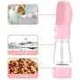 madeking Dog Water Bottle Portable Pet Water Bottle Leak Proof Dog Water Dispenser and Food, Lightweight Dog Travel Water Bottle Bowl for Walking and Trave