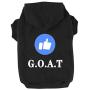 Trudz PET Dog Hoodies, Rdc Pet Apparel Like Emoticon Dog Clothes, G.O.A.T Winter Sweatshirt Warm Sweater, Cotton Jacket Coat for Samll Dog Medium Dog Large Dog Cat