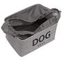 Morezi Canvas Dog Toy Box Puppy Toy Basket Bin with Handles and Drawstring Closure - Perfect for Organizing Pet Toys, Blankets, Leashes, Towel, Coats, Diaper, Pet Pee Mat