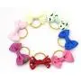 Gigamax(TM) 10pcs/lot Ribbon Pet Dog Hair Bow Small Puppy Rubber Band Hairpin Grooming Accessories