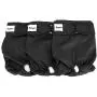 Avont [3 Pack] Washable Female Dog Diapers, Premium Reusable Highly Absorbent Doggie Diapers Wraps Durable Dog Diaper Cover - Large, Black