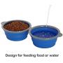 N/E Collapsible Dog Bowl Travel Pet Bowls Slow Feeder Pet Bowls Two in one Easy to Assemble and disassemble Easy to Carry