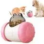 Tumbler Puzzle Toys, Slow Food Leaky Food Ball, Without Electric pet cat and Dog Toys,Teeth Cleaning Ball Toy for Large/Medium/Small Dogs (Pink) Tumbler Puzzle Toys, Slow Food Leaky Food Ball, Without Electric pet cat and Dog Toys,Teeth Cleaning Ball Toy for Large/Medium/Small Dogs (Pink)