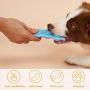 Puppy Chew Toys for Teething, Dog Toothbrush Chew Toy, Puppies Teething Toy 2-8 Months, Pet Toothbrush Interactive Dog Toys for Small Medium Dogs Rubber Pick Up Sticks Toy for Dental Care (Peas)