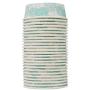 Glad for Pets Disposable Feeding Bowls | Small Dog Bowls in Teal Pattern | 1.75 Cup Feeding Size, 25 Count - Dog Bowls are Great for Dry and Wet Dog Food or Water