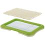 Richell Paw Trax Mesh Training Tray, Green