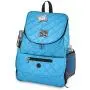 Mobile Dog Gear, Dog Travel Bag, Deluxe Quilted Weekender Backpack, Includes Lined Food Carriers and 2 Collapsible Dog Bowl
