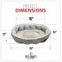 Simple Sleeper Self Warming Cute Calming Cat Bed With Ultra Soft Luxury Plush Including Refillable Catnip Pouch - Perfect for Indoor Cats