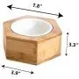 Selling Like HoTcAkEs Guitar- Shaped Cat Scratcher and House Decoration and Hexagonal Pet Feeders with Ceramic Bowls