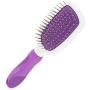 Stainless Steel Grooming Brush for Dogs - Ever Gentle Slicker Brush with Rubber Handle and Hook