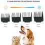Pawtrender Cordless Dog Hair Clippers Low Noise USB Rechargeable Pet Grooming Kit for Dogs Cats with Thick Coats