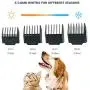 Pawtrender Cordless Dog Hair Clippers Low Noise USB Rechargeable Pet Grooming Kit for Dogs Cats with Thick Coats