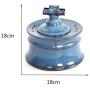 THMY Portable Ceramic Pet Water Fountain for cat Dogs - Cat Drinking Dispenser Automatic Circulation Flow Water Feeder Super Quiet 1.5L (Color : Brown)