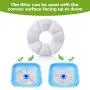 YUESUO Cat Fountain Filter Replacement, Water Filter for Cat Fountain, Cat Water Fountain Filter Replacement, Cat Water Fountain Filters for Help Cats and Dogs Stay Healthy (6 pcs)