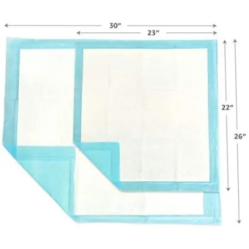 Amazon Brand Solimo Super Absorbent Puppy Pads, Unscented, Large, 100