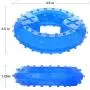 NWK Pet Teether Cooling Chew Toy for Dogs Teething Toy for Puppies, Fit with Treats for More Fun (Chewing Ring)