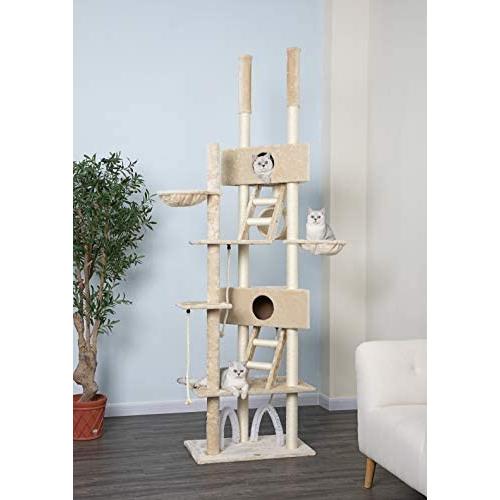Go Pet Club Huge Cat Tree, Beige