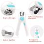 Dr. Dakota Pet Nail Clippers for Cats and Dogs with LED Light Avoid Over-Cutting Nail Trimmer Free Nail File and Razor Sharp Blade Anti Slip Ergonomic Design - Safe for Small Animals…