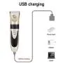 HATALKIN Dog Clippers, Professional Low Noise Rechargeable Pet Hair Grooming Clippers Kit Cordless Electric Clipper Shaver for Small Large Dogs Cats Animals (Silver) HATALKIN Dog Clippers, Professional Low Noise Rechargeable Pet Hair Grooming Clippers Kit Cordless Electric Clipper Shaver for Small Large Dogs Cats Animals (Silver)