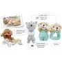 Interactive Plush Toy Set (3 Packs) with Squeaker and Jingle Sounds for Puppies and Small Dog Birthday Gift Set