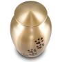 Best Friend Services Pet Urn - Ottillie Paws Memorial Pet Cremation Urns for Dogs and Cats Ashes Hand Carved Brass Memory Keepsake Urn