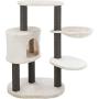 Royal Pet Club Moriles Gray Cat Tower with Scratching Posts, Condo, Hammock, Padded Platform, Light Gray (44622)