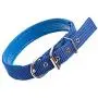 Chenyouwen Pet Toys Great Foam Cotton Polyester Pet Collars Pet Neck Strap Dog Neckband Cats Dogs Collars, 3.5cm x 57cm (Black) (Color : Blue)