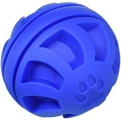 Soft-Flex Swirl Ball Dog Toy, 5.5-inch Blue