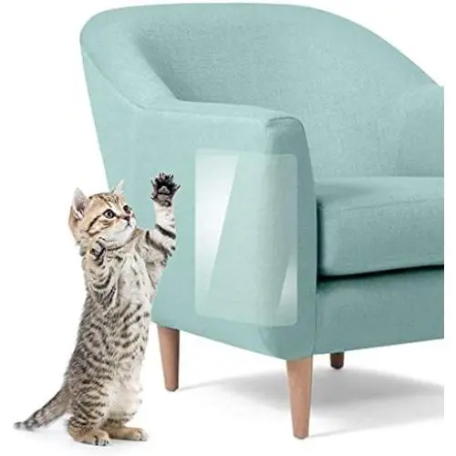 GEEPET Cat Couch Protector,Furniture Protectors from Cats Scratch Deterrent Sheet Cat Deterrent Training Tape for Couch Sofa Door 8 XL Sheets of 17 x 12 Inches GEEPET Cat Couch Protector,Furniture Protectors from Cats Scratch Deterrent Sheet Cat Deterrent Training Tape for Couch Sofa Door 8 XL Sheets of 17 x 12 Inches