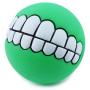 1PC only Treat Ball Pet Dog Toy Smile With Teeth Grinding Chew Sound Funny Playing BLUS
