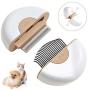 MIMP Cat Dog Comb 2 in 1 Grooming Massage Hair Removal Kit for Pet Detangling Matted or Knotted Undercoat Hair Hair Brushes Dematting Grooming Tools