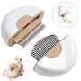 MIMP Cat Dog Comb 2 in 1 Grooming Massage Hair Removal Kit for Pet Detangling Matted or Knotted Undercoat Hair Hair Brushes Dematting Grooming Tools MIMP Cat Dog Comb 2 in 1 Grooming Massage Hair Removal Kit for Pet Detangling Matted or Knotted Undercoat Hair Hair Brushes Dematting Grooming Tools
