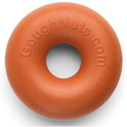 Goughnuts Virtually Indestructible Ring Durable Dog Chew Toy - Guaranteed for Life - Strong, Tough Rubber Chewing Toy for Large & Aggressive Power Chewers Like Pitbulls, German Shepherds, and Labs