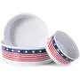 Bone Dry Stars & Stripes Patriotic Flag Ceramic Pet Bowl Bone Dry Stars & Stripes Patriotic Flag Ceramic Pet Bowl