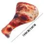 3 Pack Dog Squeaky Toys Pet Chewers Interactive Toys Plush Simulation Chicken Leg, Bone and Meat Dog Toys for Small, Medium, Large Dogs