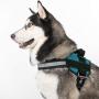 Dog Harness, Reflective No-Pull Adjustable Pet Vest with Handle for Hiking Walking, Training, Service and Outdoors - Breathable No - Choke Harness for Small, Medium or Large Dogs with Room for Patches