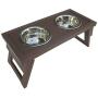 ecoFlex Adjustable Height Double Dog Bowl