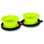Petmate Silicone Duo Travel Bowl Petmate Silicone Duo Travel Bowl