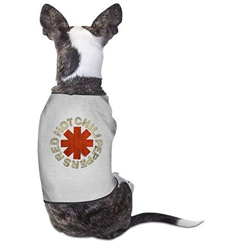 Bingbing Red Hot Chili Peppers Pet Shirts Pets Dogs Cats Pets Costume for Small Medium Dogs Pet Shirt Hoodies Dress Up Funny Pet Clothes Kitten Puppy Apparel Gray Medium