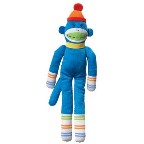 MVPBR Squeaky Pet Toy, Monkey, Blue