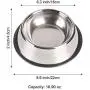 Petworld Paragon Stainless Steel Dog Bowl with Noise Reduction Non-Slip Rubber Base & Solid Durable Easy-Cleaning Anti-Rust Water and Food Feeder for Dogs and Cats Petworld Paragon Stainless Steel Dog Bowl with Noise Reduction Non-Slip Rubber Base & Solid Durable Easy-Cleaning Anti-Rust Water and Food Feeder for Dogs and Cats