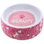 PetWare Bowl Dog Food Bowl 100% Melamine Non Slip Non Toxic Loving Pets Bowl Unbreakable Feeder Bowl Non -Tip for Small/Medium/Large Dogs Cats Puppy Pets (Pink)