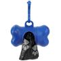 Downtown Pet Supply Dog Pet Waste Poop Bags with 2 Leash Clips and Dispensers (Bags: 520, 740, 1000, or 2200, Colors: Rainbow, Rainbow with Paw Prints, Blue, Black, Black Paw Prints, Pink, Purple)