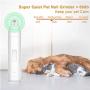JYMSB Dog Nail Grinder Upgraded，Professional 2-Speed Low Noise and Two LED Lights USB Charging Quiet Dog Nail Trimmer Clippers Powerful Grooming & Smoothing for Small Medium Large Dogs & Cats