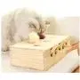 Funny cat Toy Hamster Machine Solid Wooden pet Interactive cat Toy pet cat Supplies