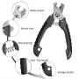 Utotol Dog Nail Grinder,Electric Rechargeable Pet Nail Complete Manicure Grooming Tool Kit for Small Medium Large Animals Quiet Painless Avoid Over-Cutting Grinder for Cats